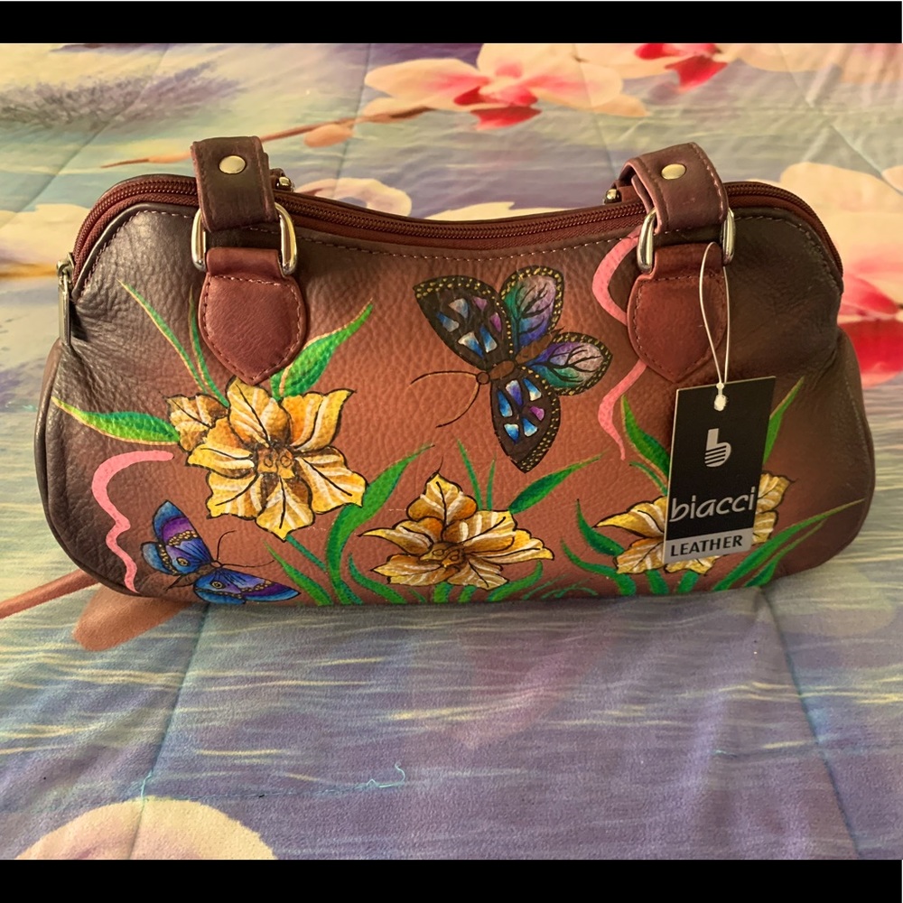 Biacci Hand Painted leather bag